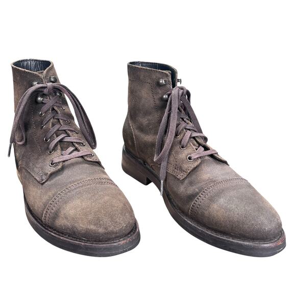 Thursday Men’s Captain Olive Suede Leather Chukka Boots Size 8.5